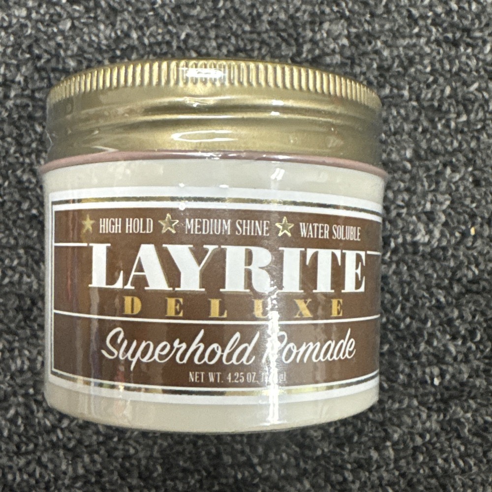 Layrite Deluxe Superhold Pomade 4.25oz/120g NEW SEALED